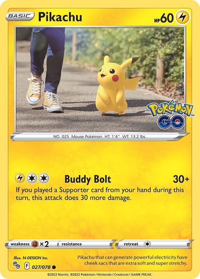 Pikachu 027/078 Normal/Common