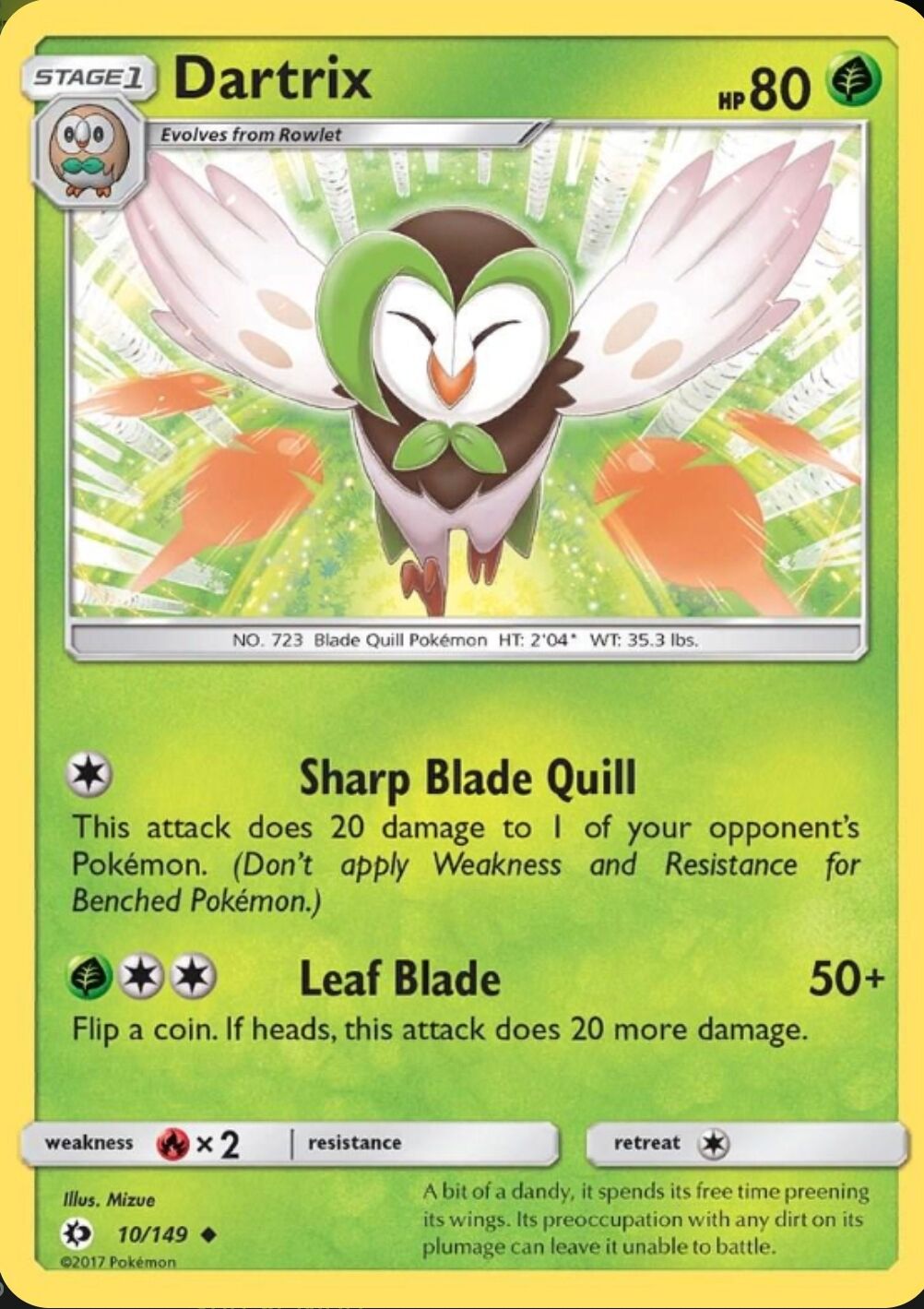 Dartrix 10/149 Normal/Uncommon