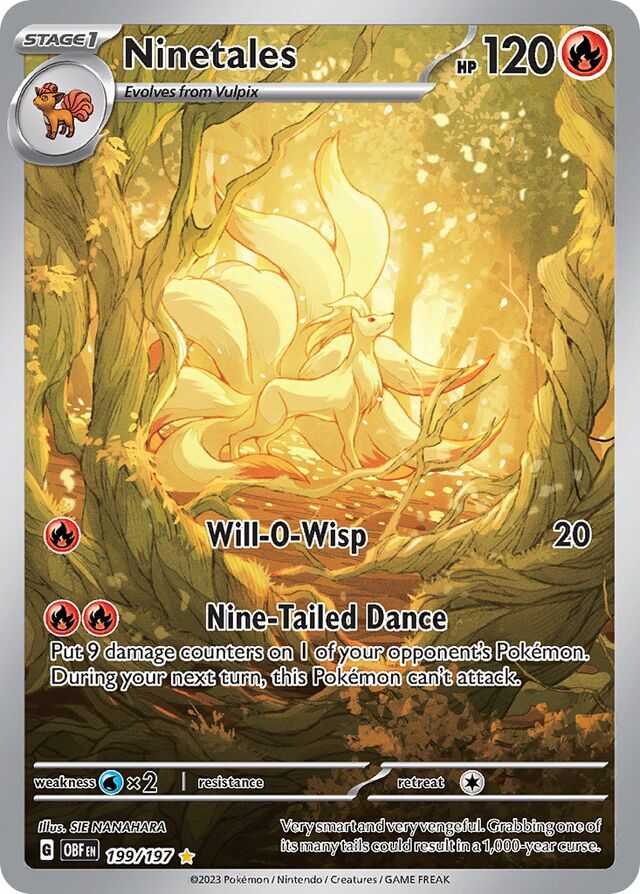 Ninetales 199/197 Illustration Rare