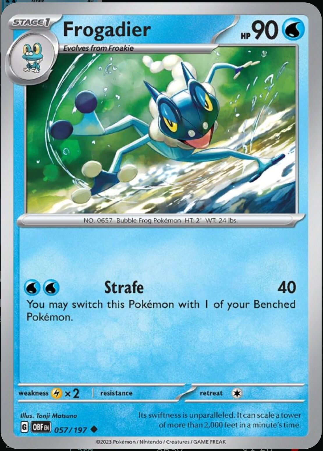 Frogadier 057/197 Normal/Uncommon