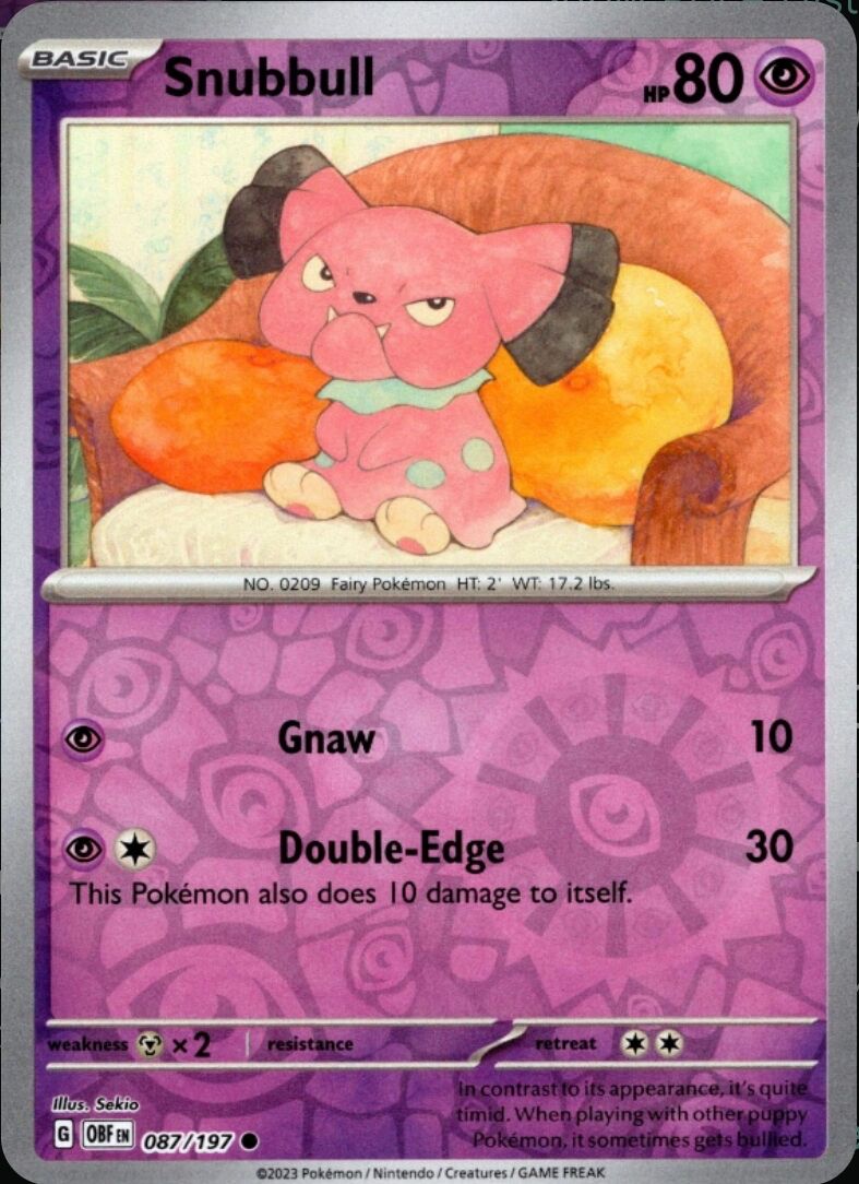 Snubbull 087/197 Reverse Holofoil/Common