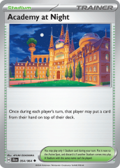Academy at Night 054/064 Reverse Holofoil/Uncommon