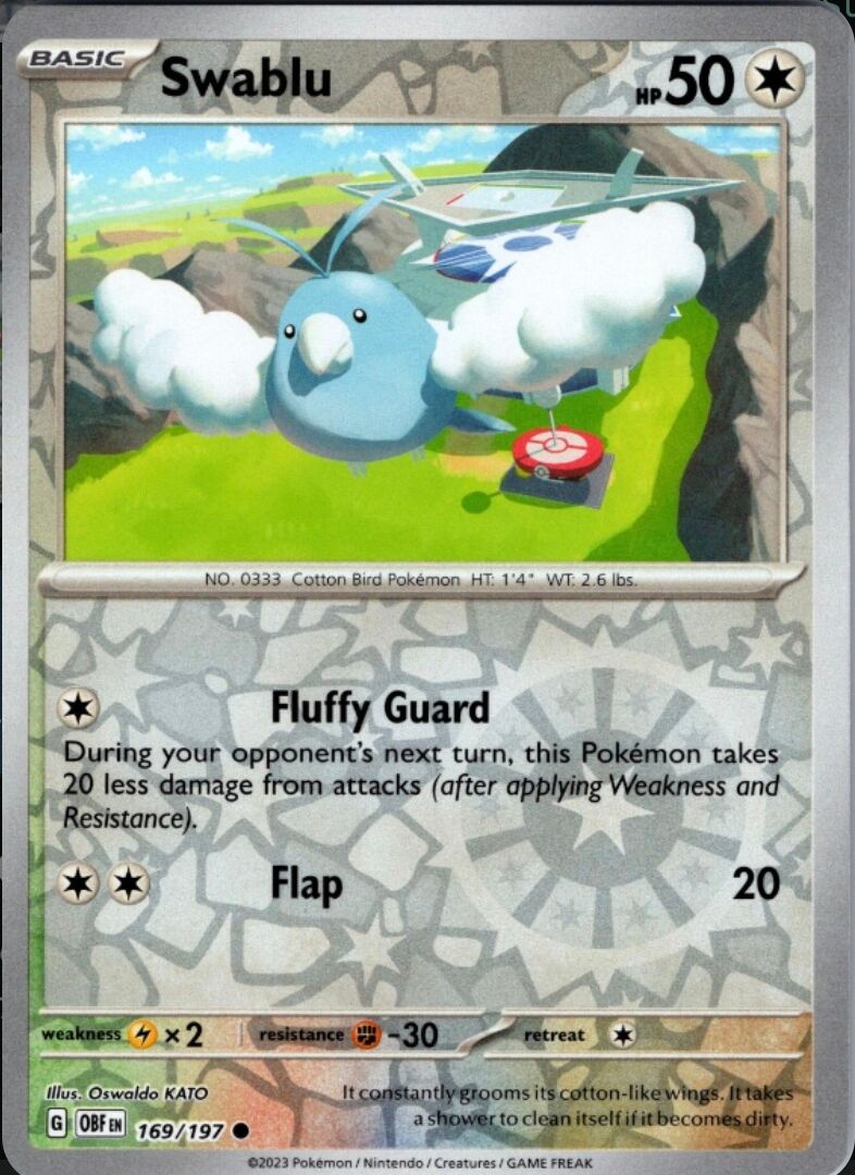 Swablu 169/197 Reverse Holofoil/Common