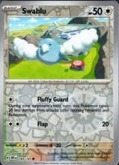 Swablu 169/197 Reverse Holofoil/Common