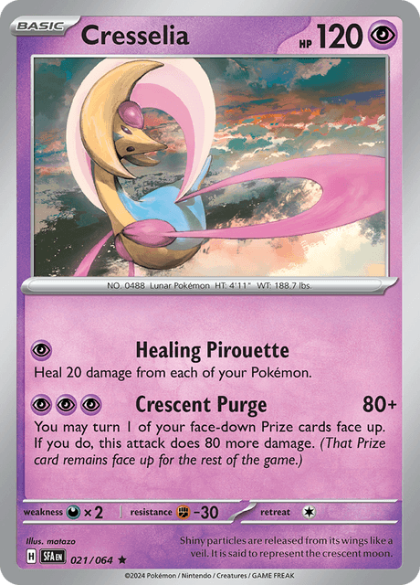 Cresselia 021/064 Reverse Holofoil/Rare