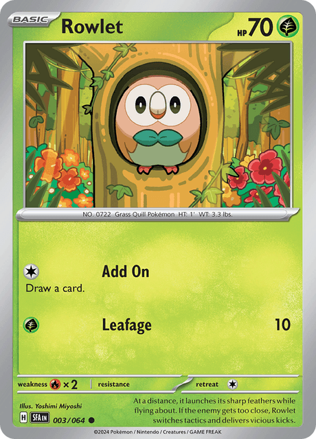 Rowlet 003/064 Normal/Common
