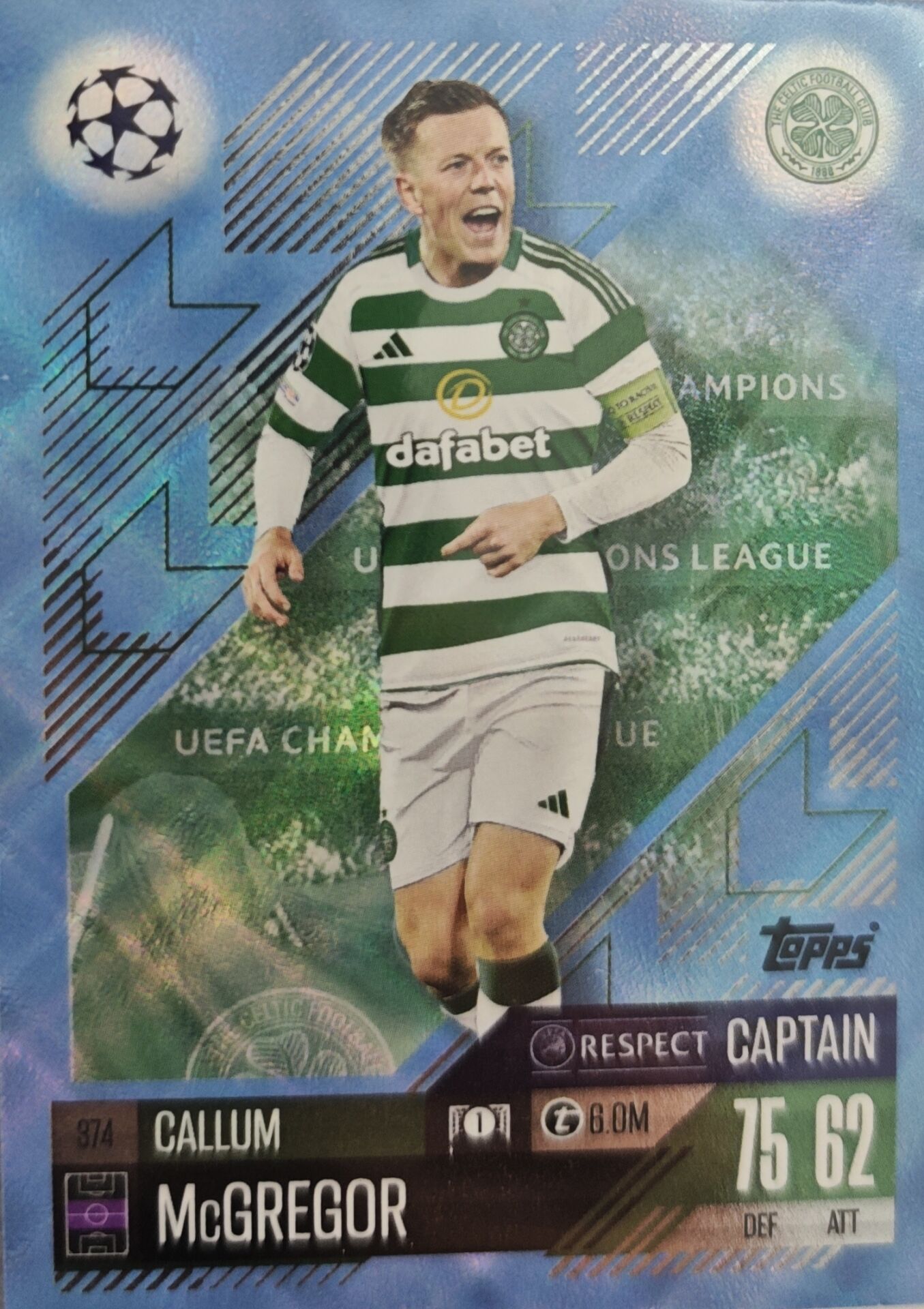 Callum McGregor #374 Respect Captain (Crystal Foil)