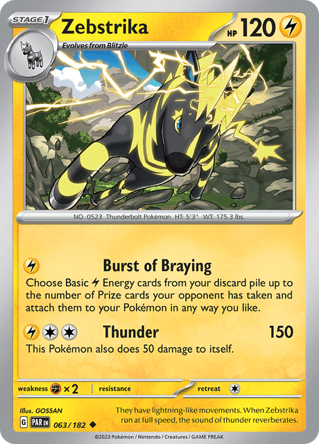 Zebstrika 063/182 Normal/Uncommon