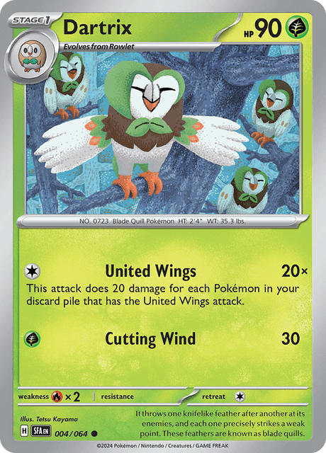Dartrix 004/064 Normal/Common