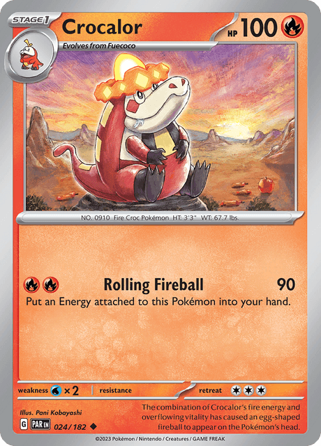 Crocalor 024/182 Normal/Uncommon