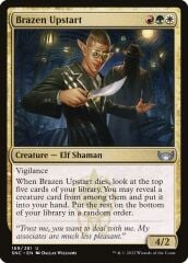 Brazen Upstart-Creature/Elf Shaman (Normal)
