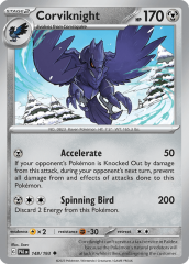 Corviknight 148/193 Normal/Uncommon