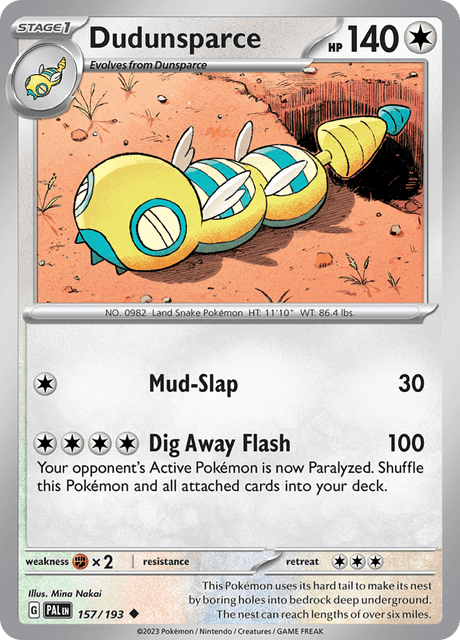 Dudunsparce 157/193 Normal/Uncommon