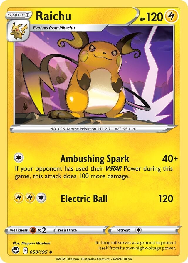 Raichu 050/195 Normal/Uncommon