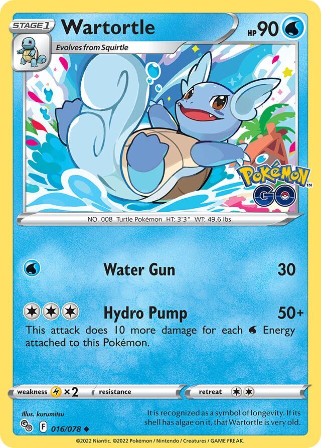 Wartortle 016/078 Normal/Uncommon