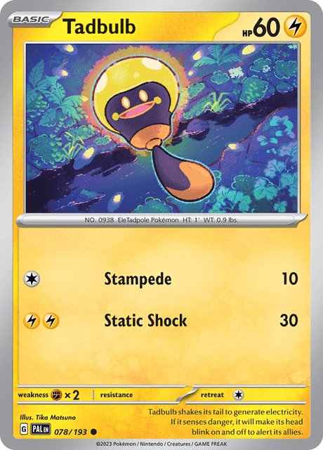 Tadbulb 078/193 Reverse Holofoil/Common
