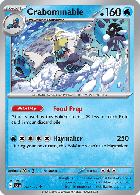 Crabominable 042/142 Normal/Uncommon