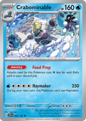Crabominable 042/142 Normal/Uncommon