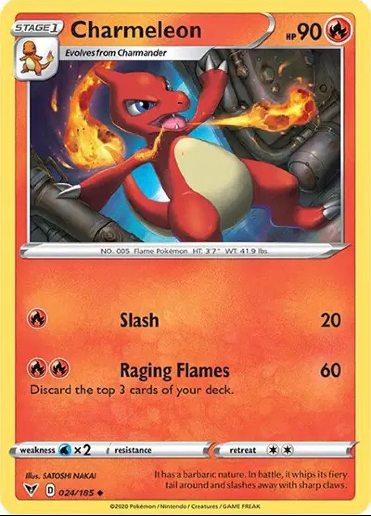 Charmeleon 024/185 Normal/Uncommon