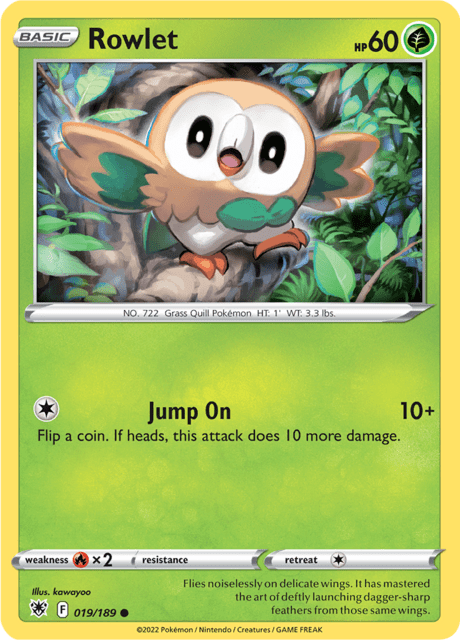 Rowlet 019/189 Normal/Common