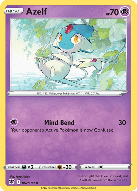 Azelf 067/189 Normal/Uncommon