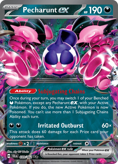 Pecharunt ex 039/064 Holofoil/Double Rare