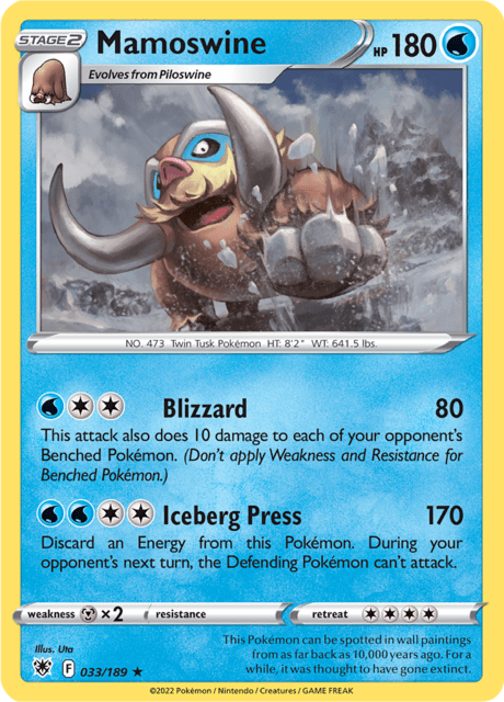 Mamoswine 033/189 Normal/Rare