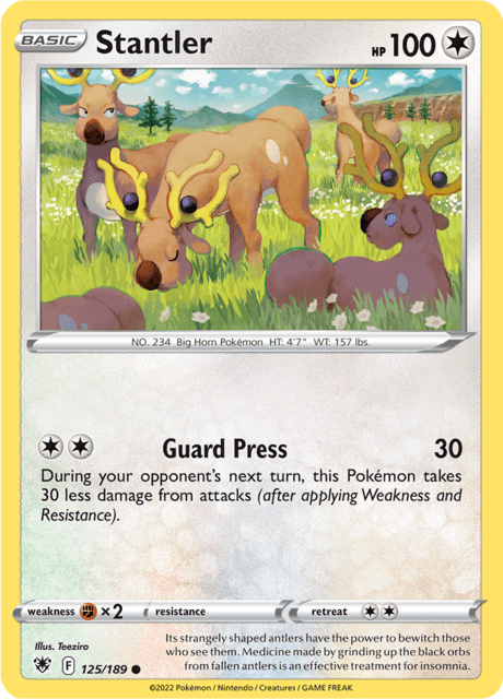 Stantler 125/189 Reverse Holofoil/Common