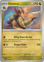 Haxorus 046/064 Reverse Holofoil/Rare