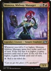 Monoxa, Midway Manager-Legendary Creature/Vampire Employee (Normal)