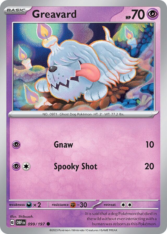 Greavard 099/197 Reverse Holofoil/Common