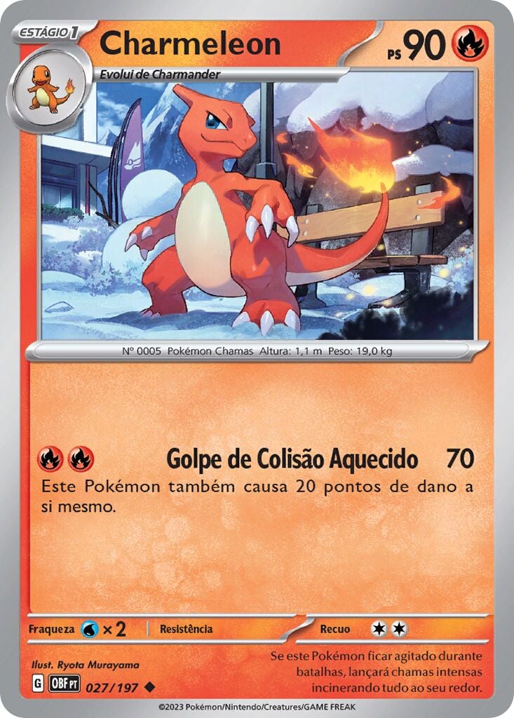 Charmeleon 027/197 Normal/Uncommon