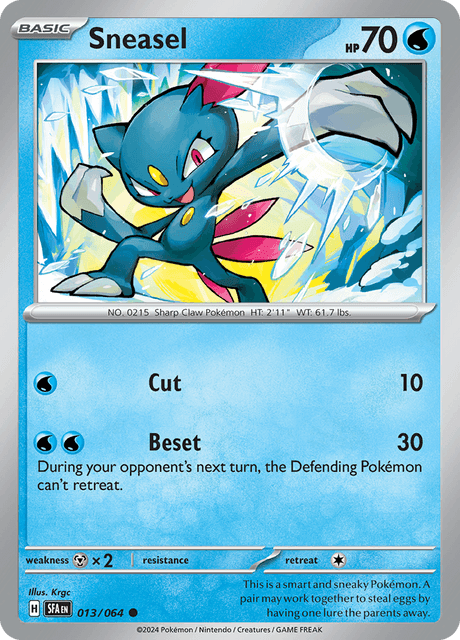 Sneasel 013/064 Reverse Holofoil/Common