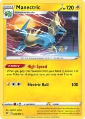 Manectric 052/185 Reverse Holofoil/Rare