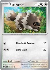 Zigzagoon 167/197 Reverse Holofoil/Common