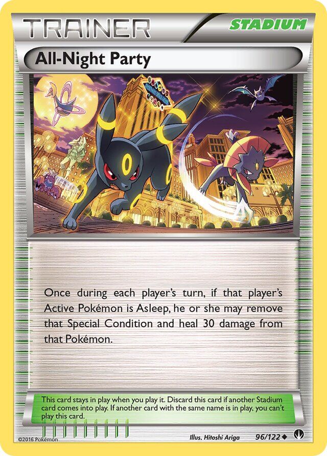 All-Night Party 96/122 Reverse Holofoil/Uncommon