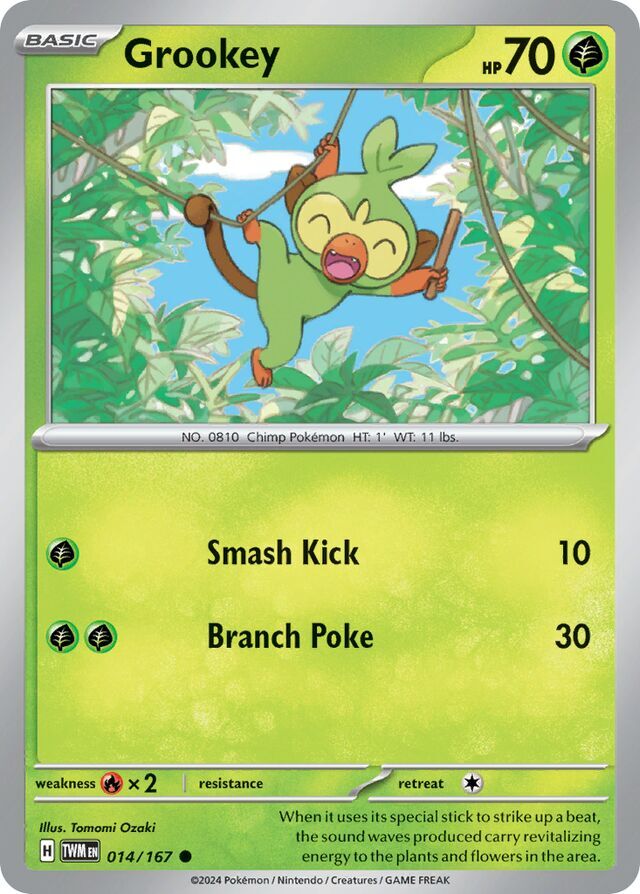 Grookey 014/167 Reverse Holofoil/Common