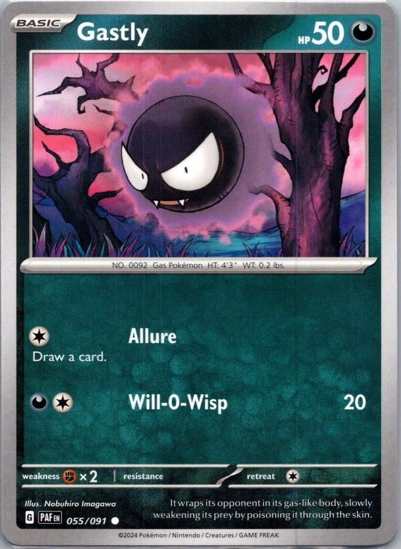 Gastly 055/091 Normal/Common