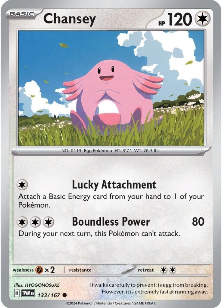 Chansey 133/167 Reverse Holofoil/Common