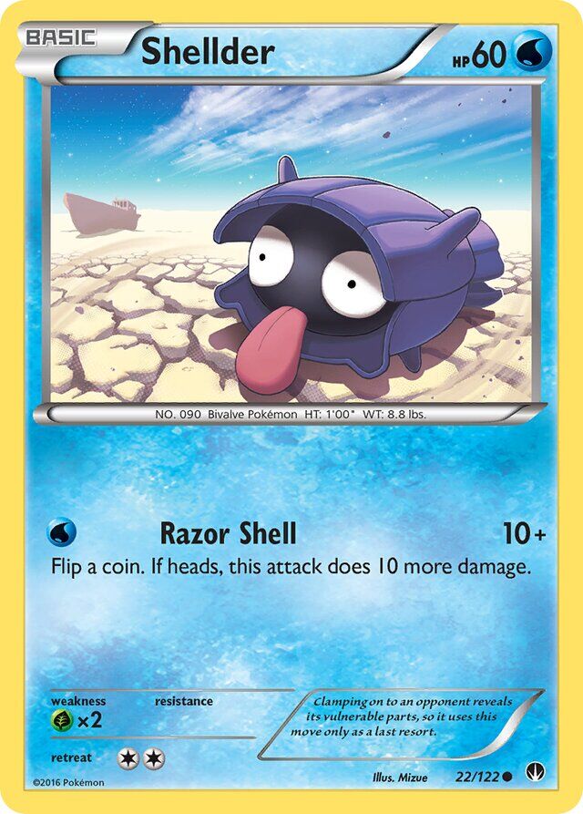 Shellder 22/122 Normal/Common