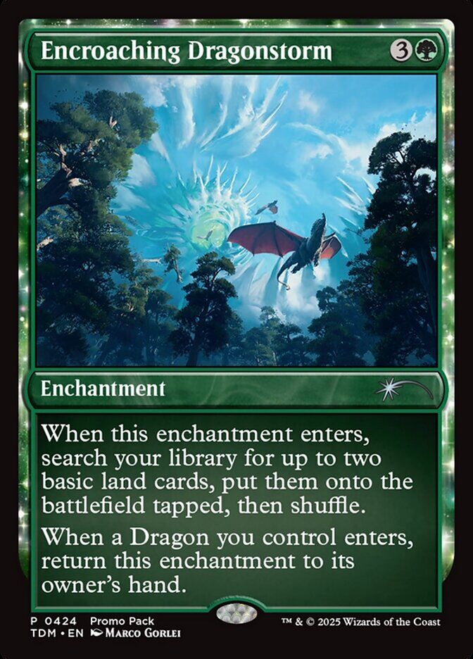Encroaching Dragonstorm (Foil)