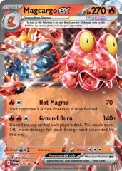 Magcargo ex 029/167 Holofoil/Double Rare