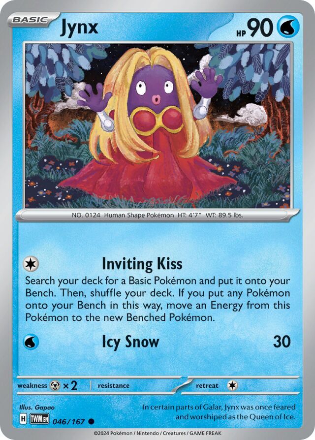 Jynx 046/167 Reverse Holofoil/Common