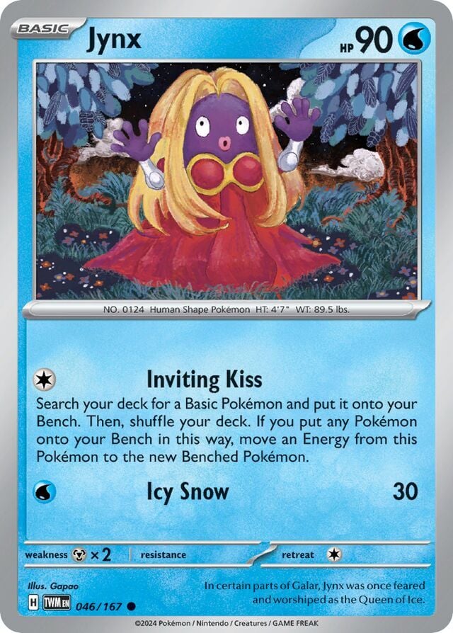 Jynx 046/167 Reverse Holofoil/Common