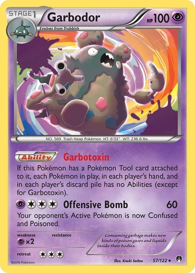 Garbodor 57/122 Holofoil/Rare