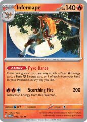 Infernape 033/167 Reverse Holofoil/Rare