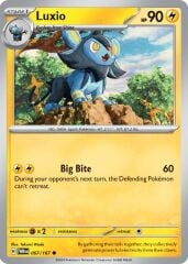 Luxio 067/167 Reverse Holofoil/Common