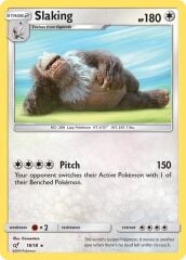 Slaking 18/18 Holofoil/Rare
