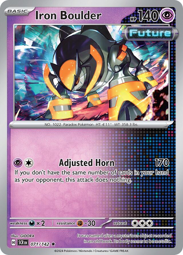Iron Boulder 071/142 Holofoil/Rare