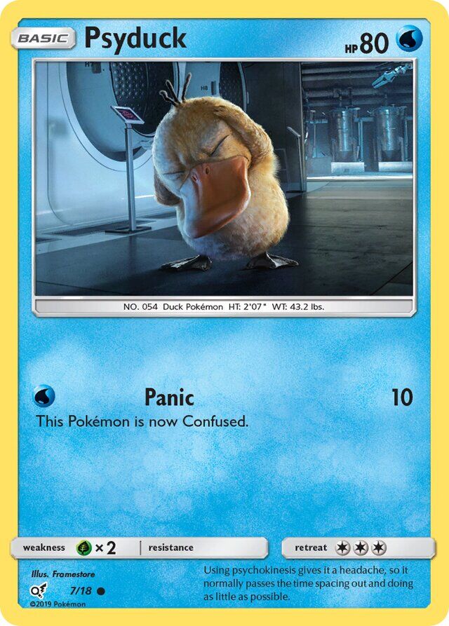 Psyduck 7/18 Holofoil/Common
